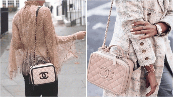 Chanel vanity cases fashion look